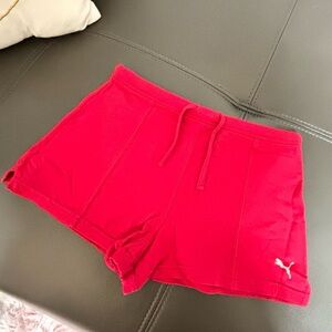 Red Puma Shorts